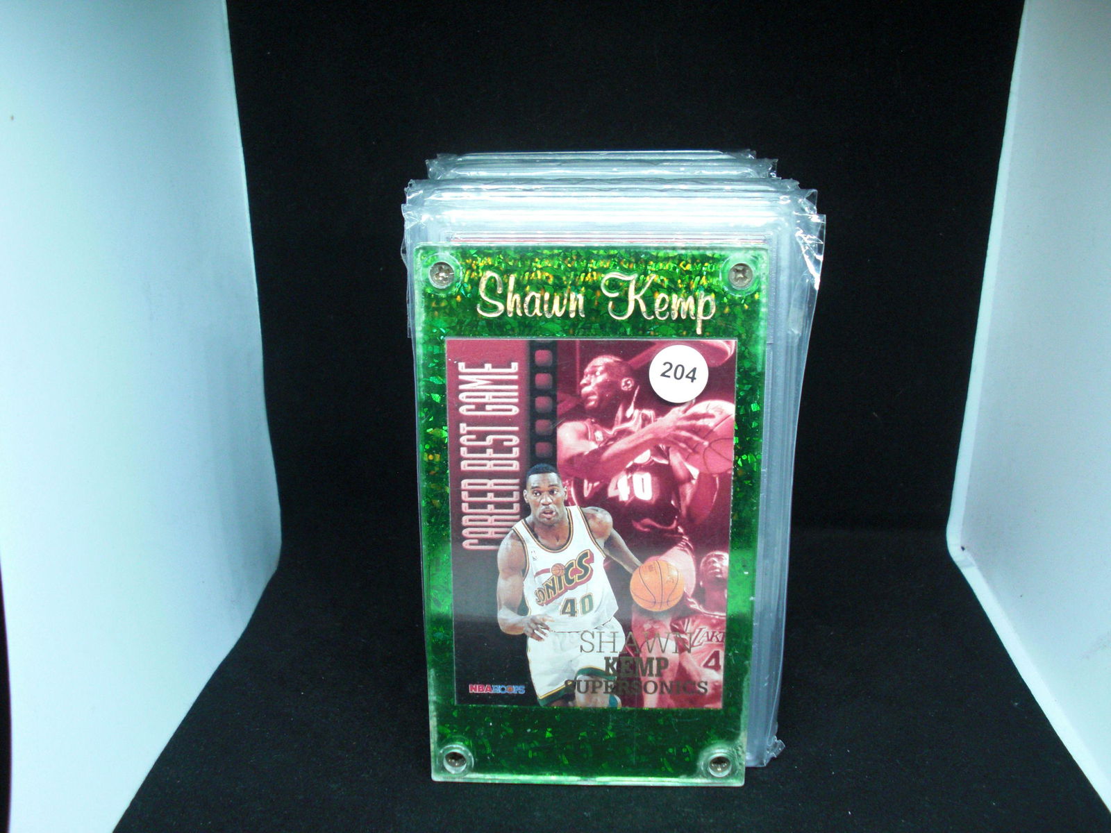 shawn kemp card in custom acrylic holder (1 of 1)