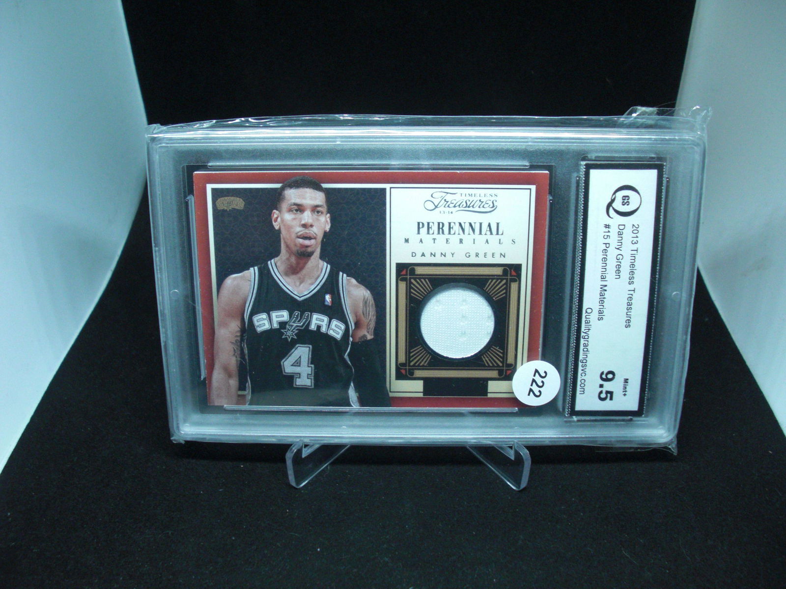 qgs 9.5 danny green jersey card (1 of 1)