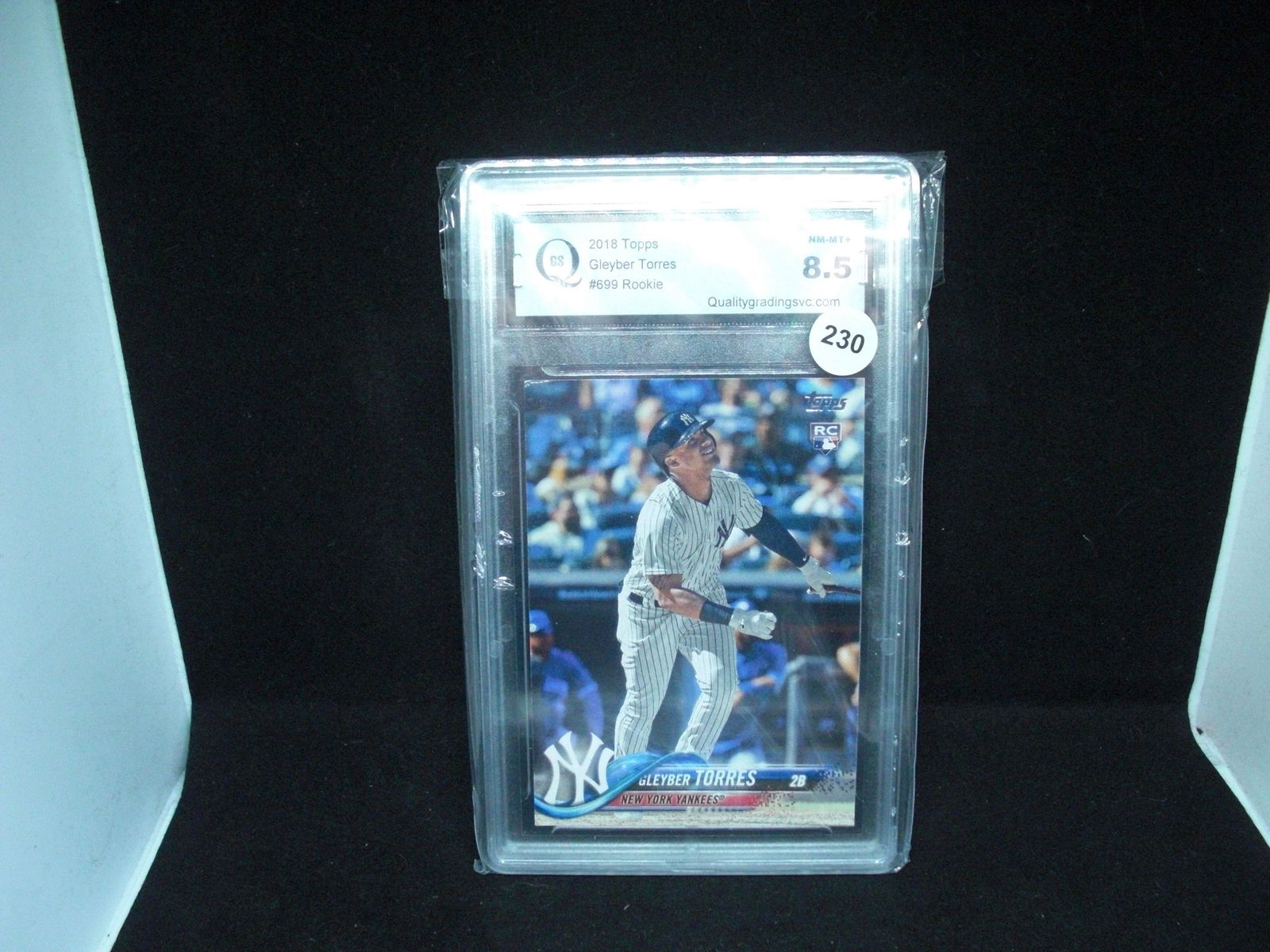 qgs 8.5 glyber torres rookie card (1 of 1)