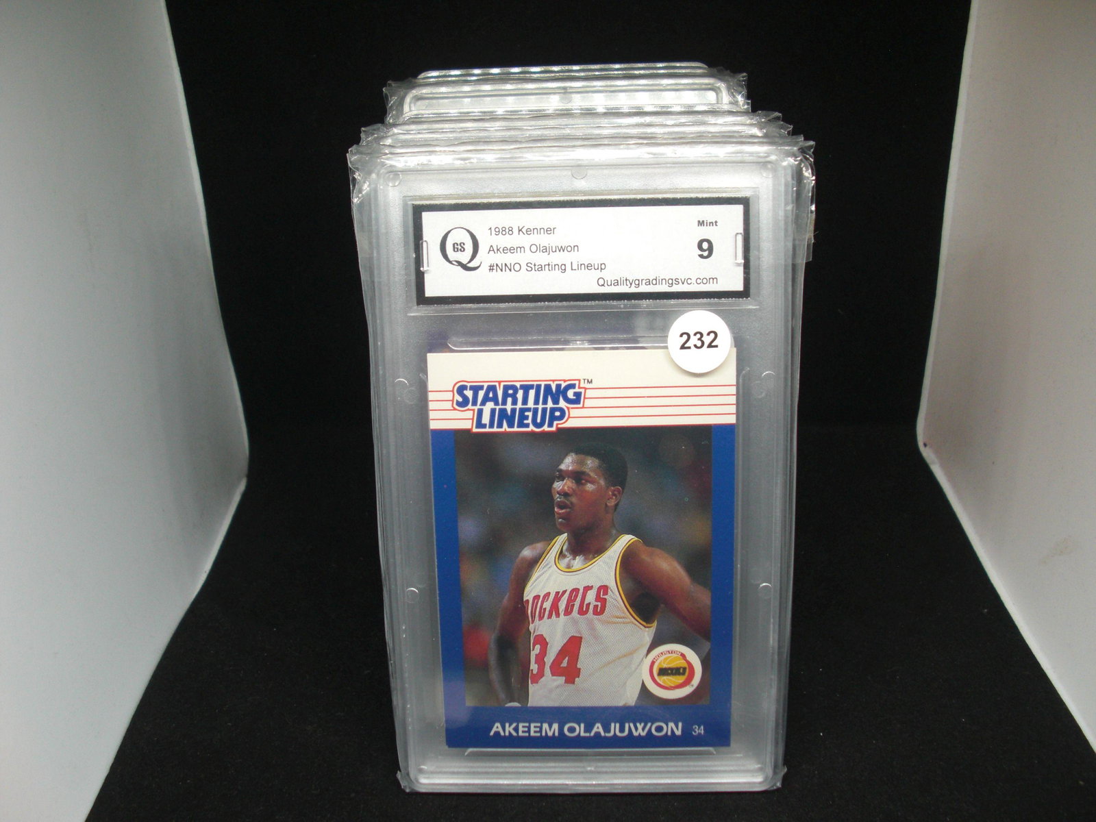 qgs 9 mint akeem olajuwon starting line up: qgs 9 mint akeem olajuwon starting line up