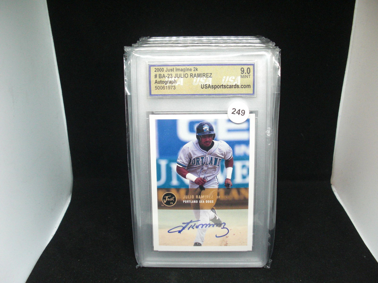usa graded 9 mint julio ramirez auto (1 of 1)