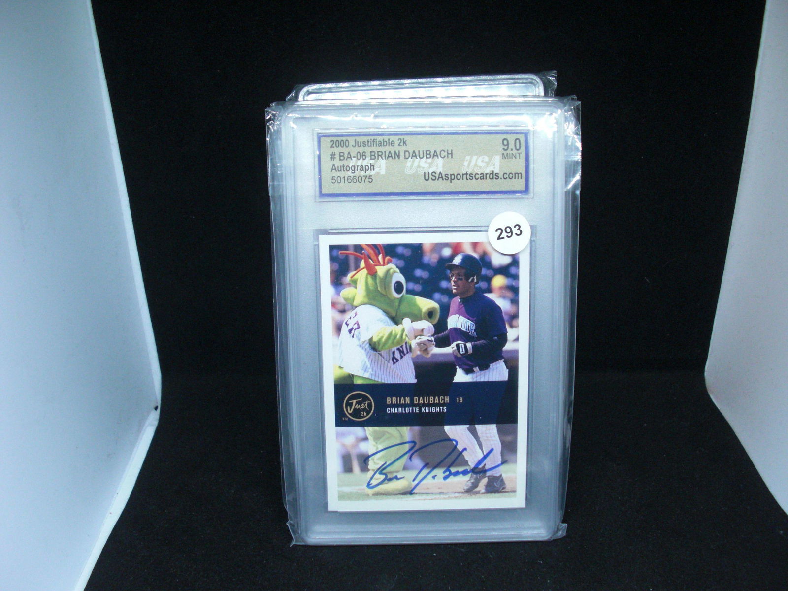 usa graded 9.0 brian daubach auto (1 of 1)