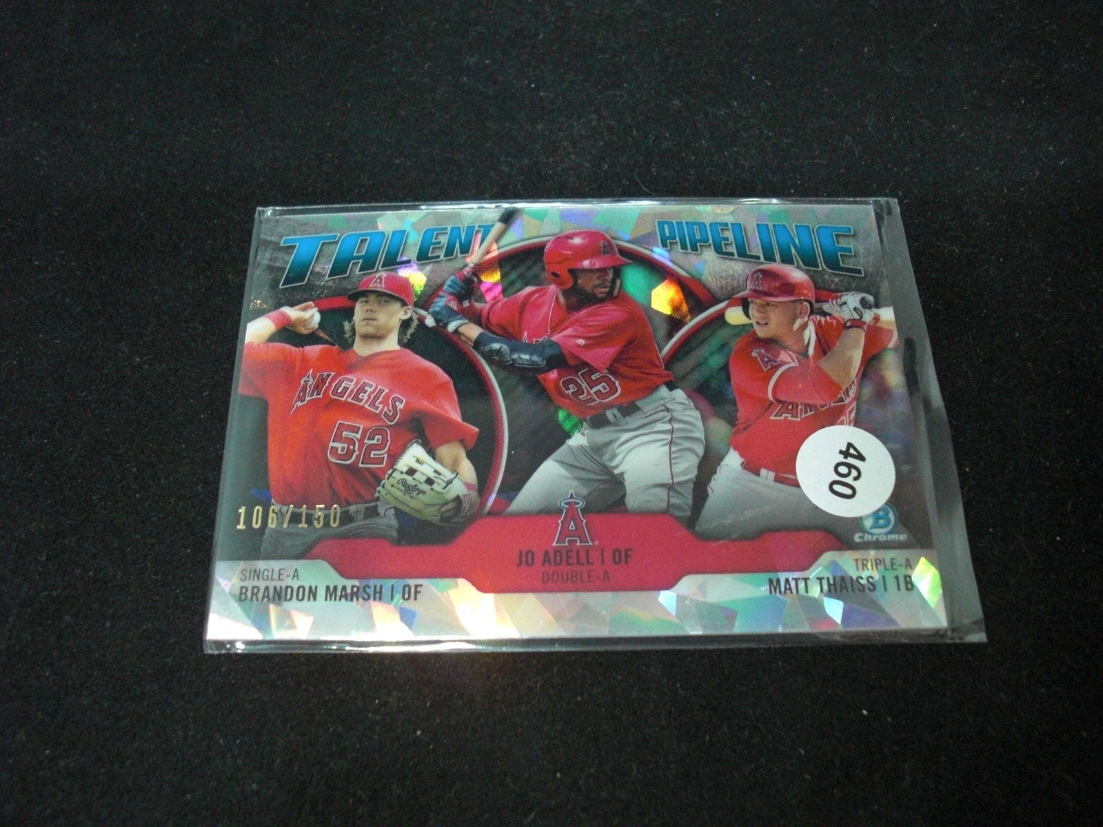 jo adell talent pipeline ice 106/150: in top loaders