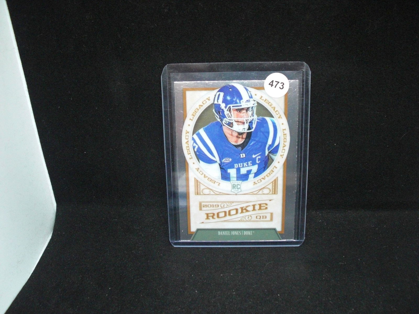 daniel jones legacy rookie card (1 of 1)