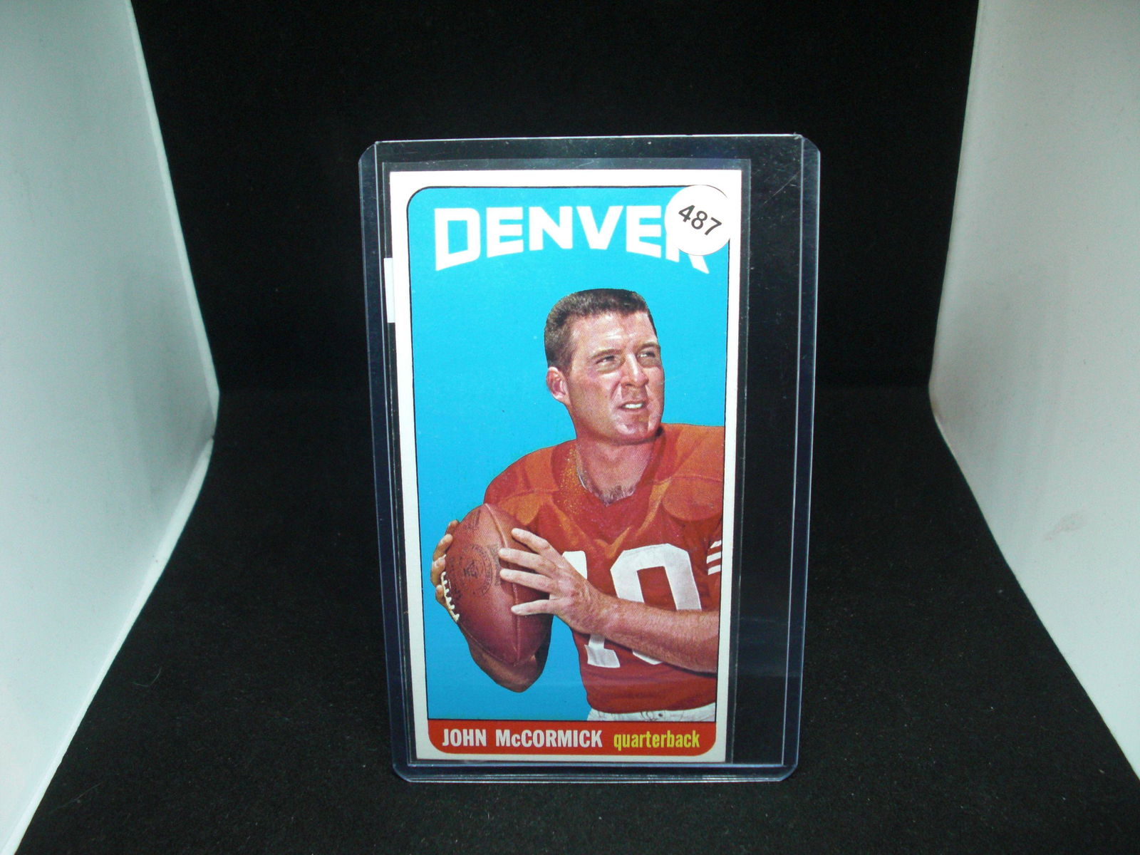 John McCormick vintage 1965 topps football: higher grade 1965 topps football card "Tall Boys"