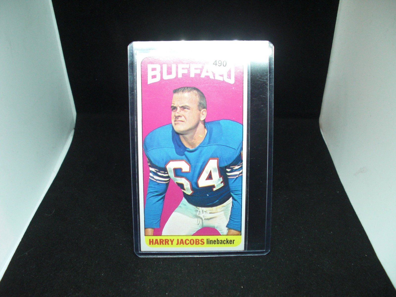 Harry Jacobs vintage 1965 topps football: higher grade 1965 topps football card "Tall Boys"