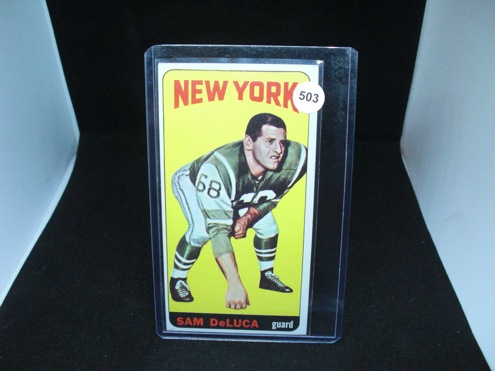 Sam DeLuca 1965 Topps tall boy: short print