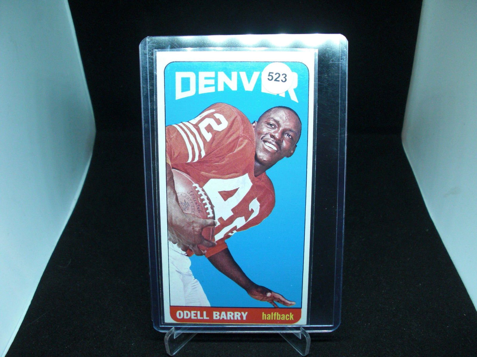 Odell Barry 1965 Topps football card (1 of 1)