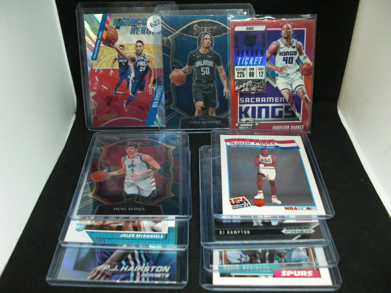Lot of 10 basketball cards with Ben Simmons (1 of 1)