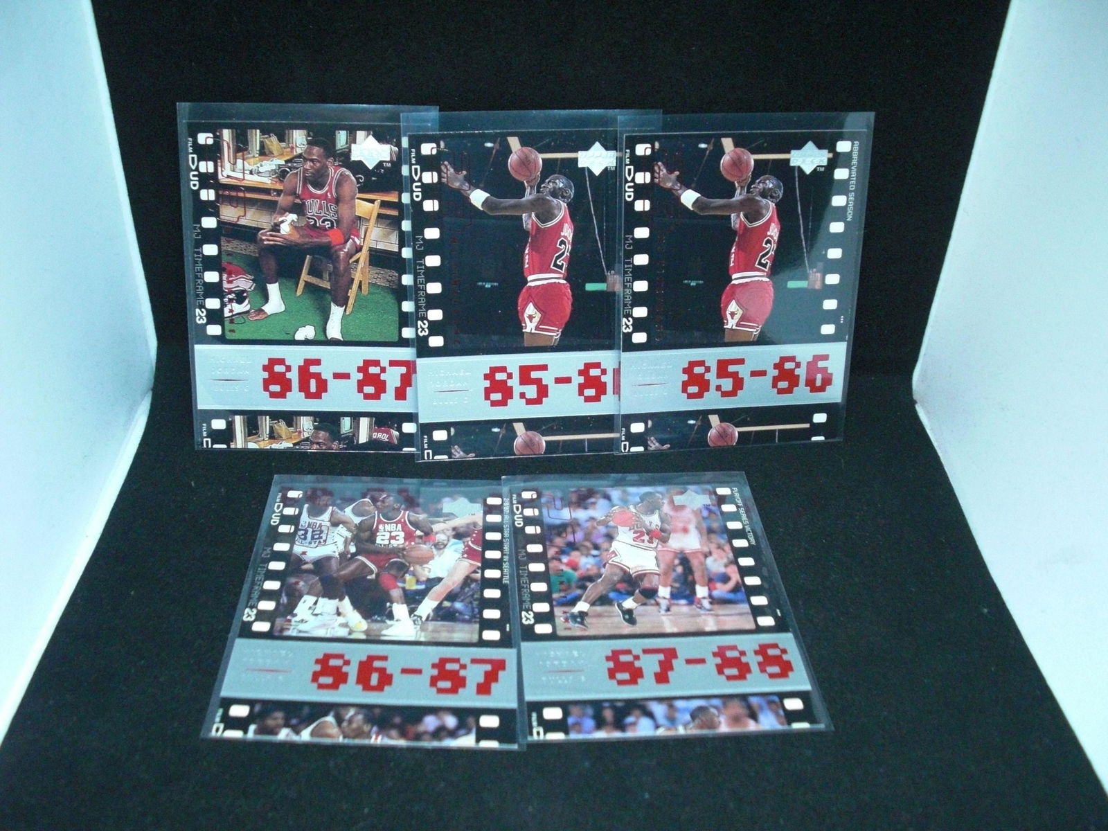 Lot of five assorted Michael Jordan cards (1 of 1)