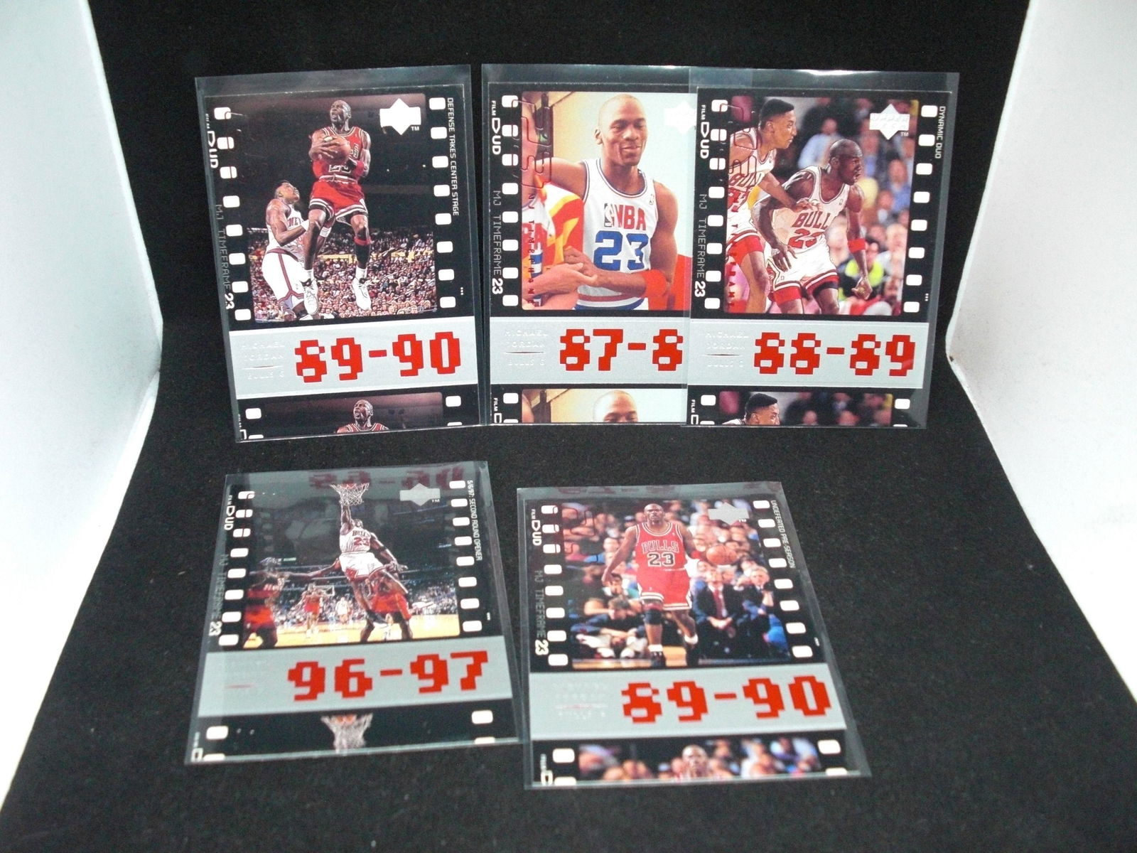 Lot of five assorted Michael Jordan cards (1 of 1)