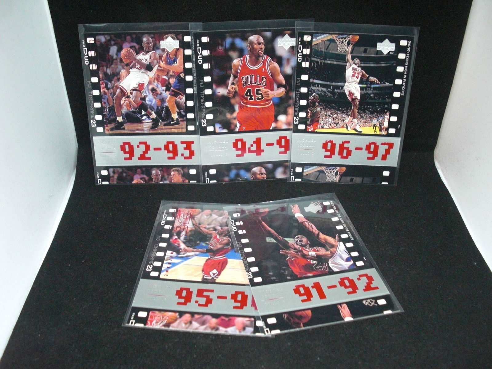 Lot of five assorted Michael Jordan cards (1 of 1)