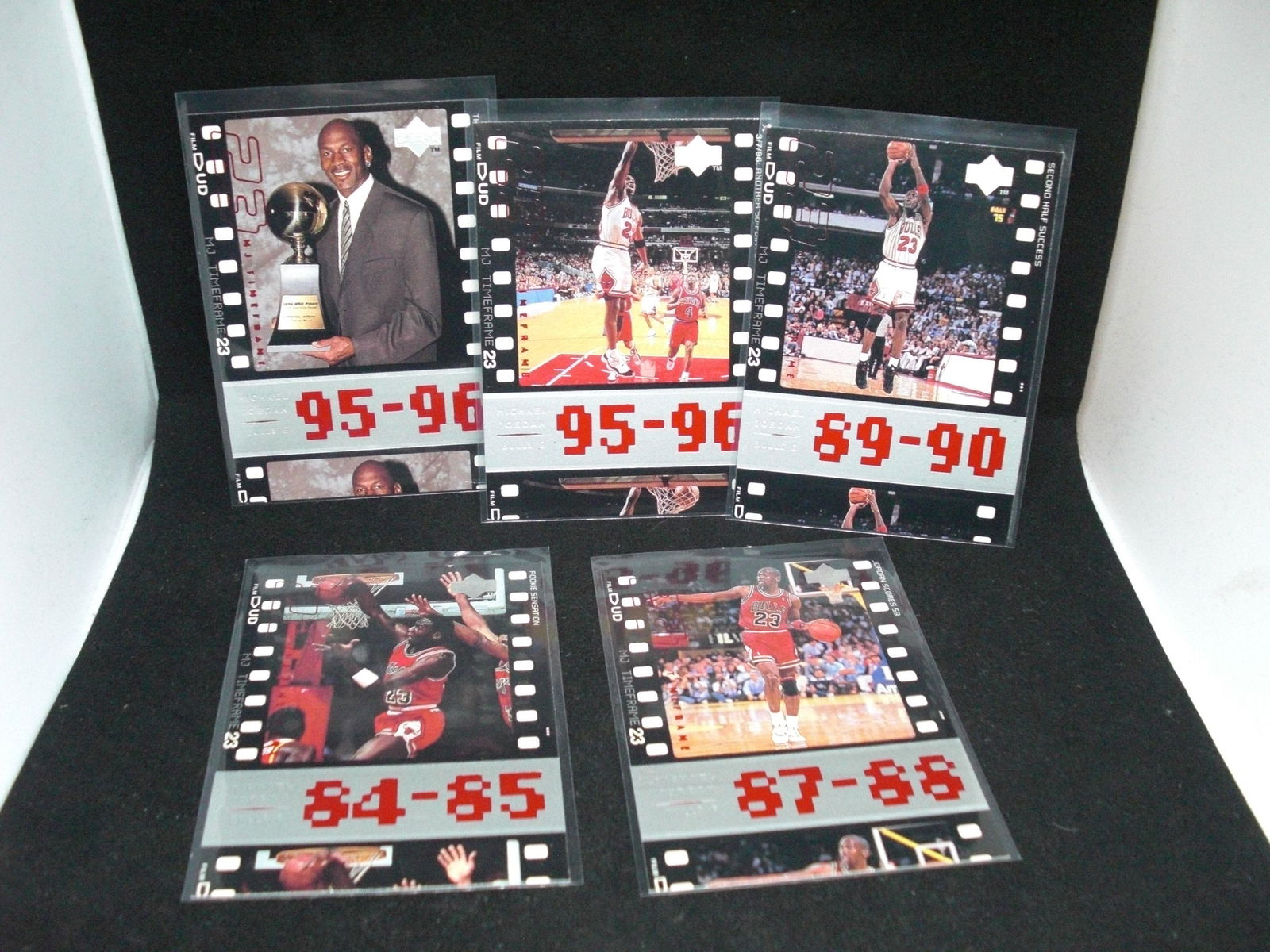Lot of five assorted Michael Jordan cards (1 of 1)