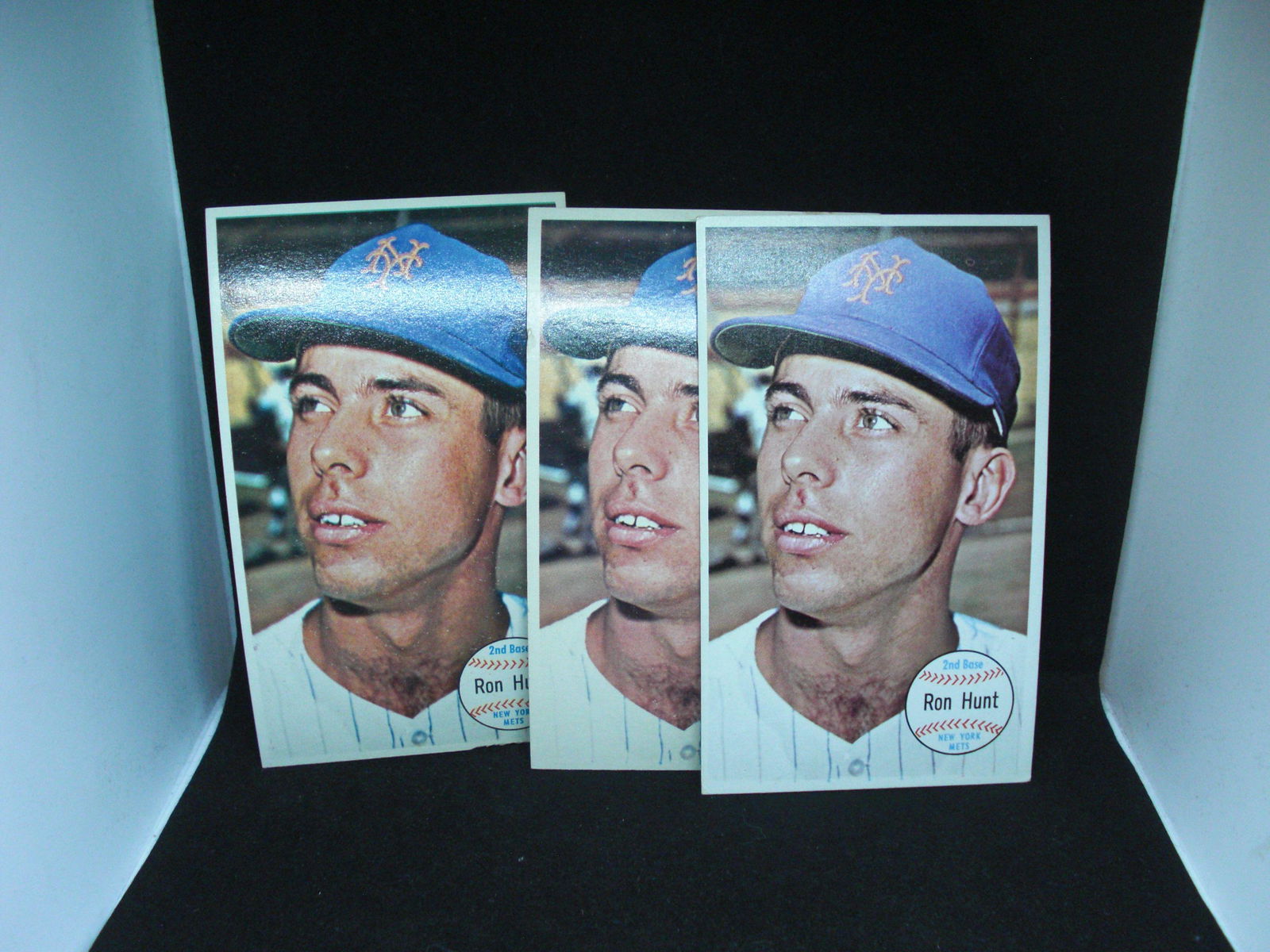 lot of 3 1964 topps giants with ron hunt (1 of 1)
