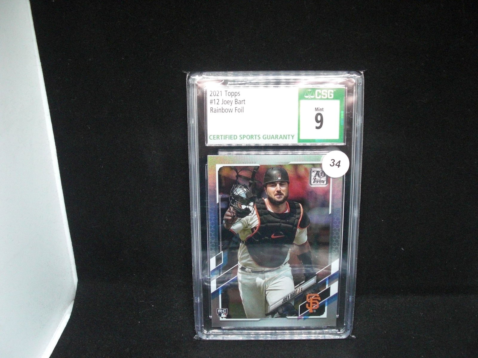 CSG 9 joey bart holo rookie card (1 of 1)