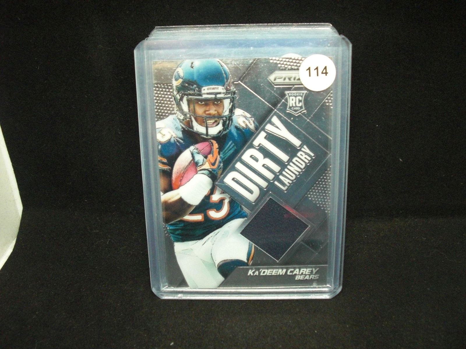Kadeem Carey dirty laundry jersey card (1 of 1)