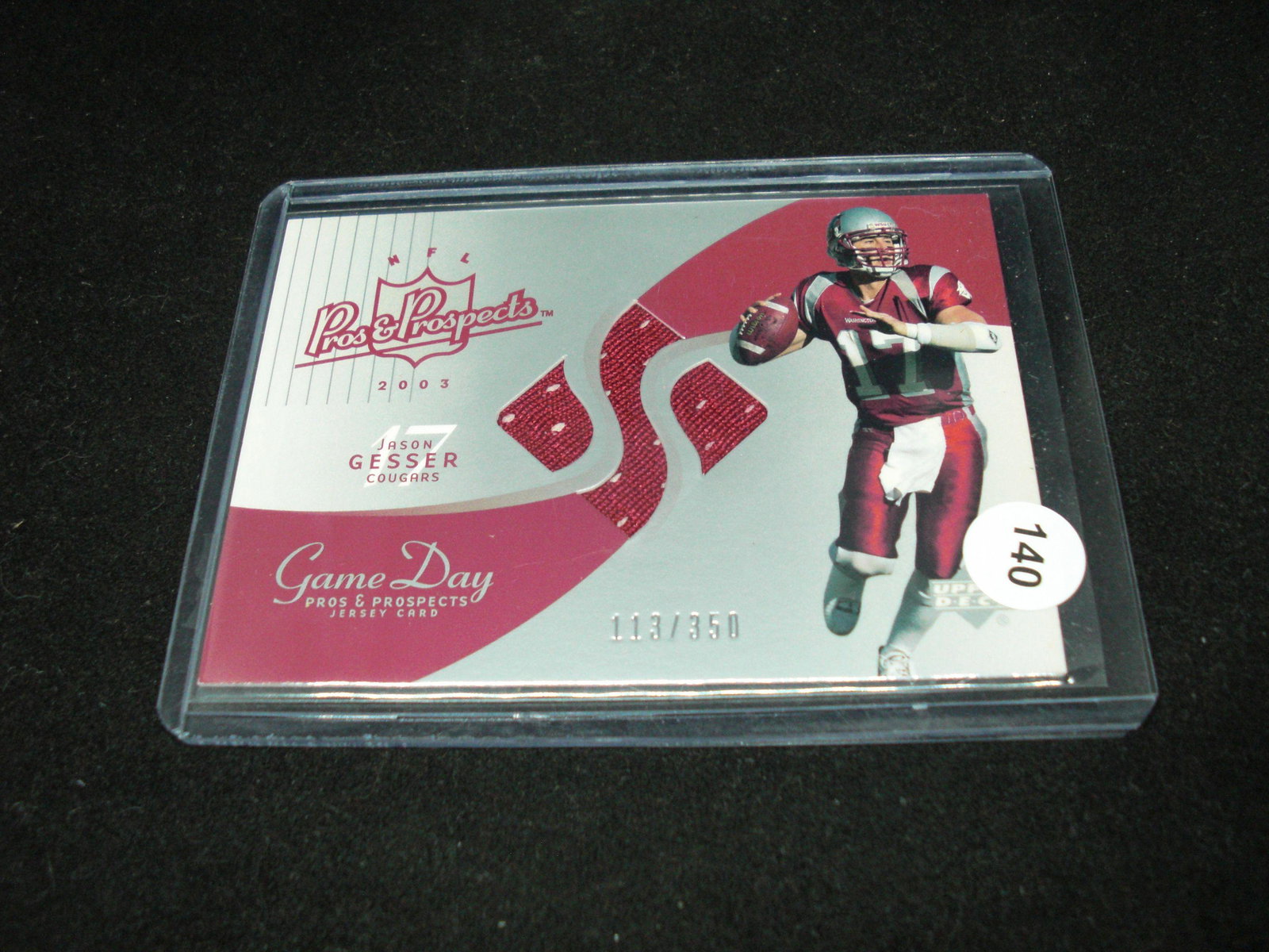 jason gesser jersey card 113/350 (1 of 1)