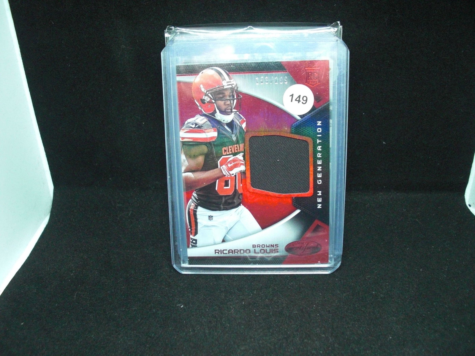 Ricardo Lewis number jersey card 153/299 (1 of 1)