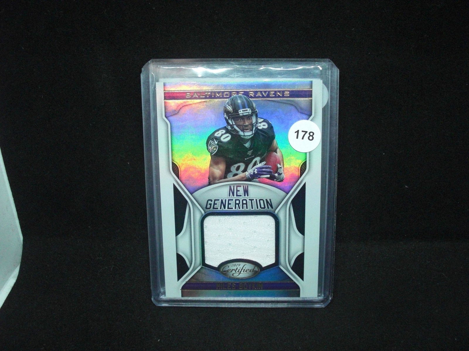 Miles boykin rookie jersey card (1 of 1)