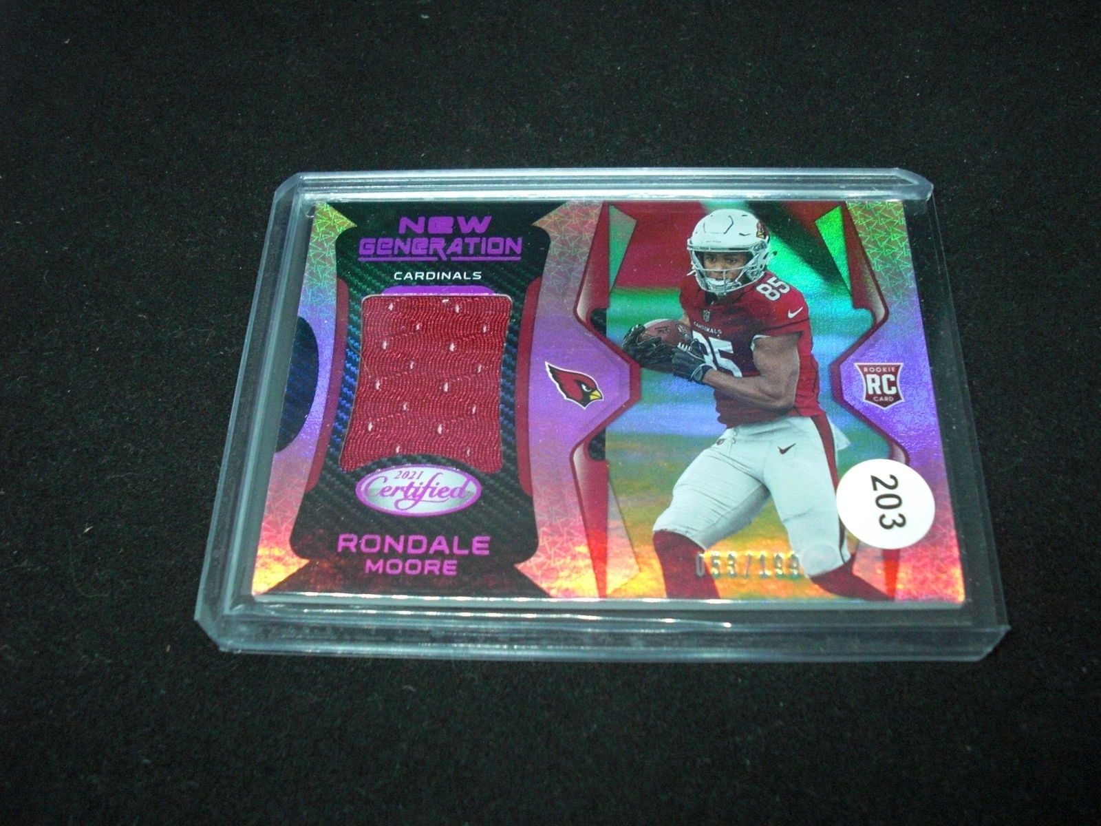 Rondale Moore numbered jersey card 053/199 (1 of 1)