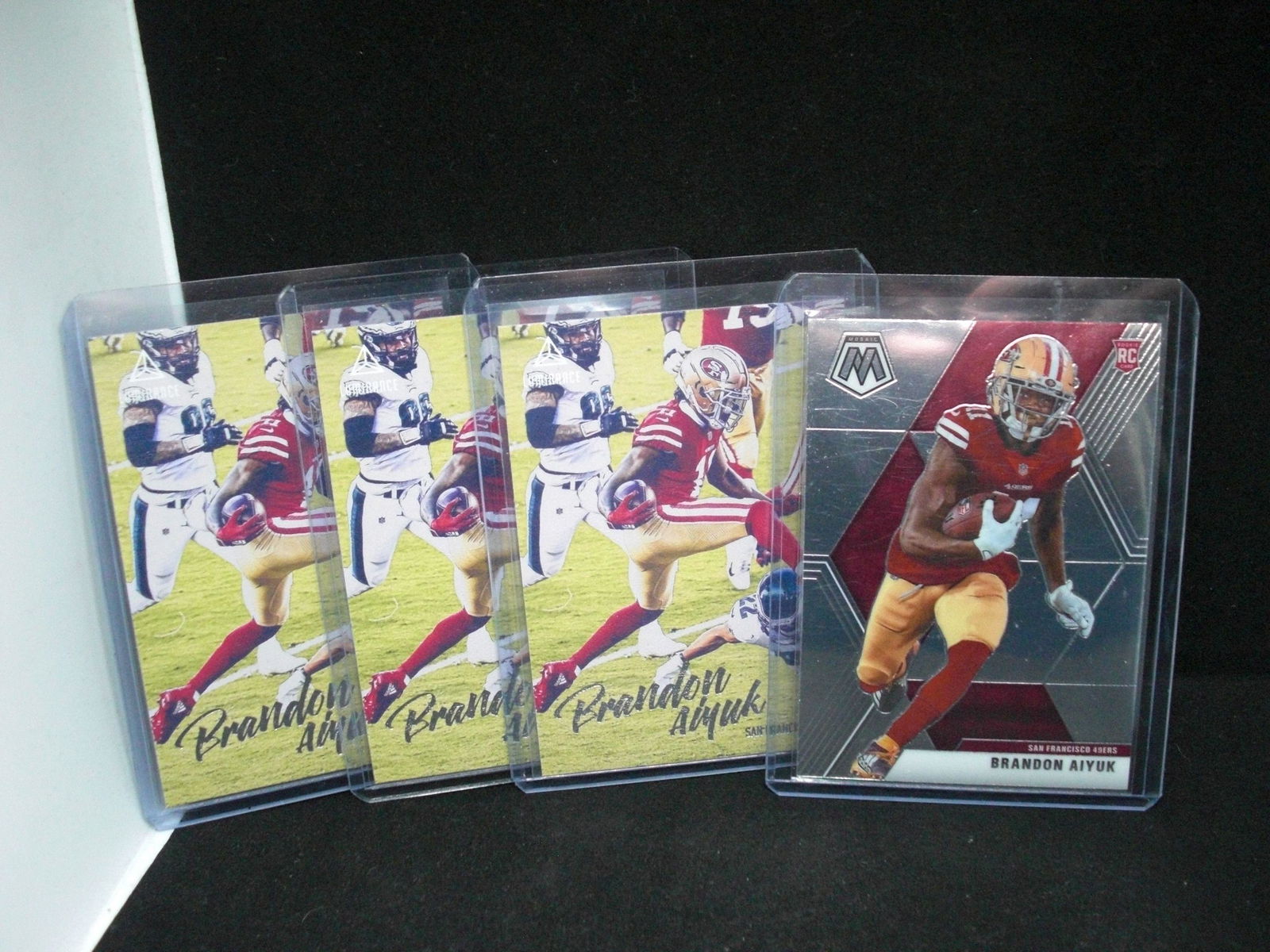 Lot of four Brandon aiyuk rookie cards (1 of 1)