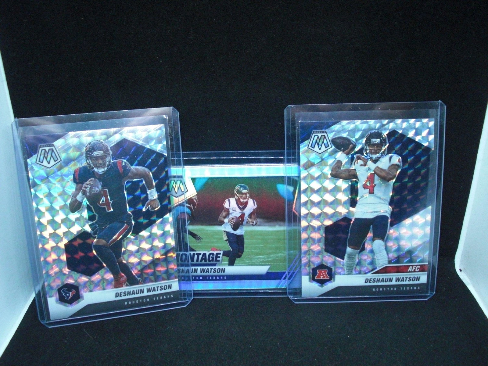 lot of three deshaun Watson silver mosaics (1 of 1)