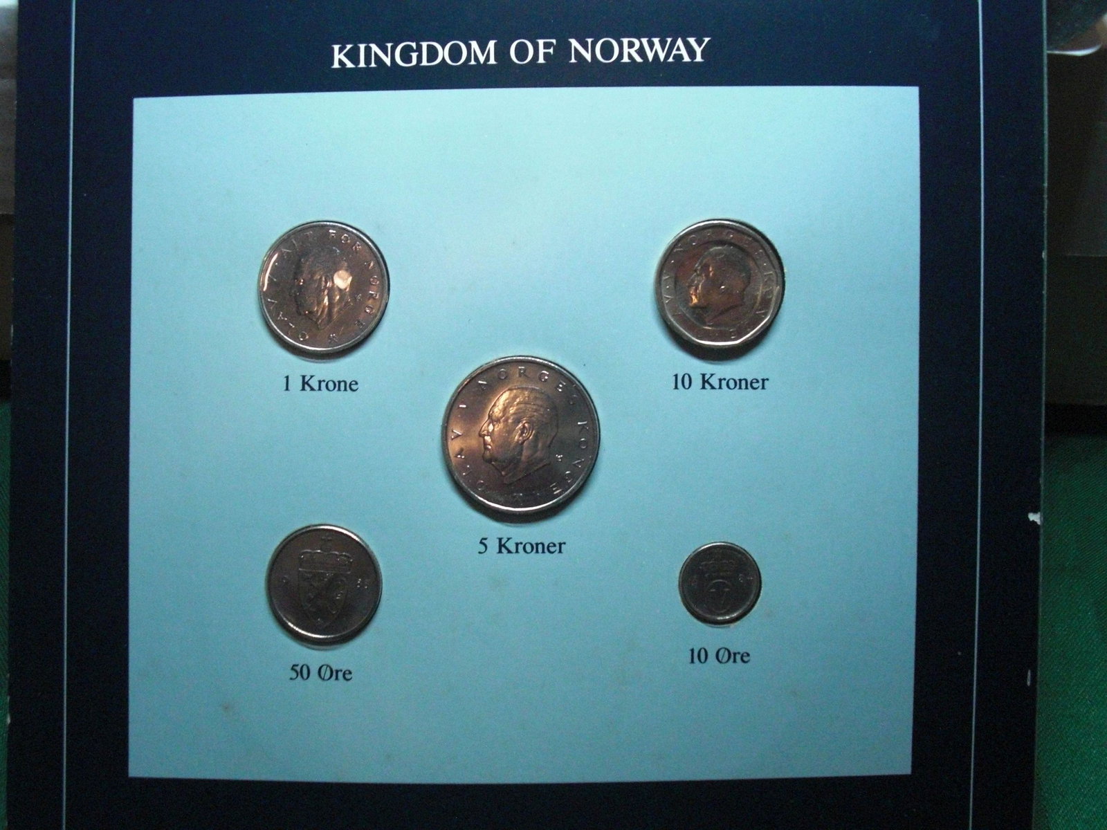 Coin sets of all nations world coin set: Kingdom of Norway