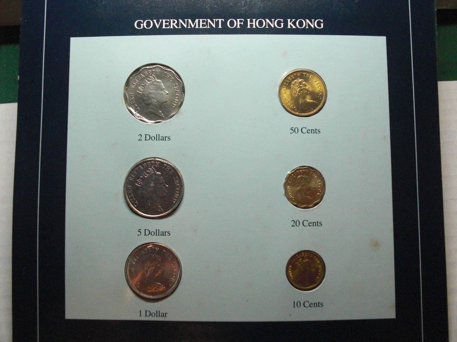Coin sets of all nations world coin set: Government of Hong Kong