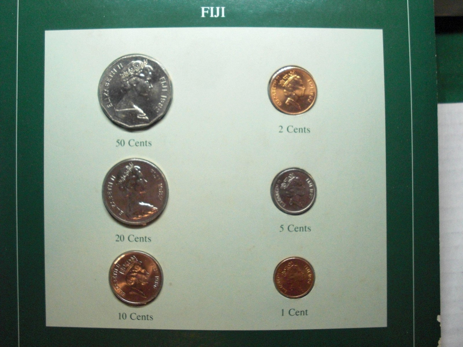 Coin sets of all nations world coin set: Fiji