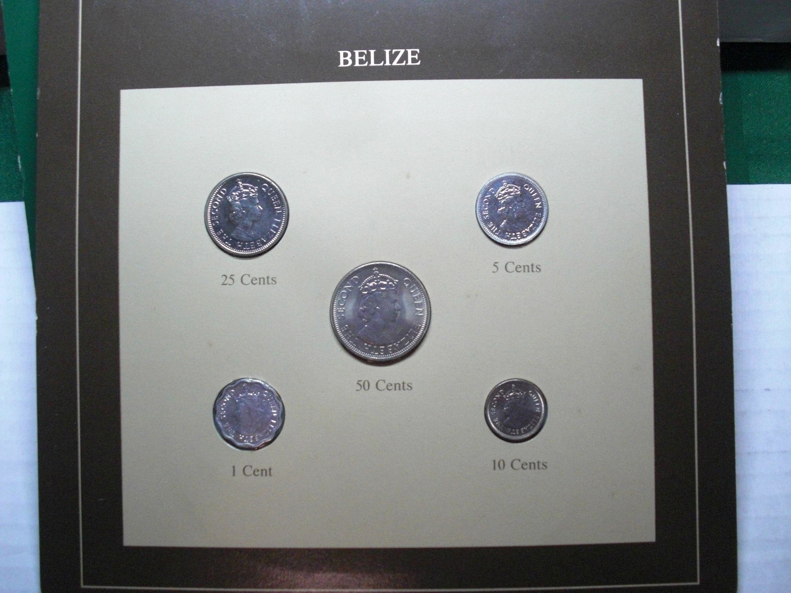 Coin sets of all nations world coin set: Belize