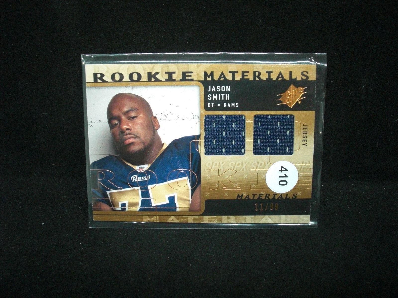 Jason Smith dual jersey card 11/99 (1 of 1)