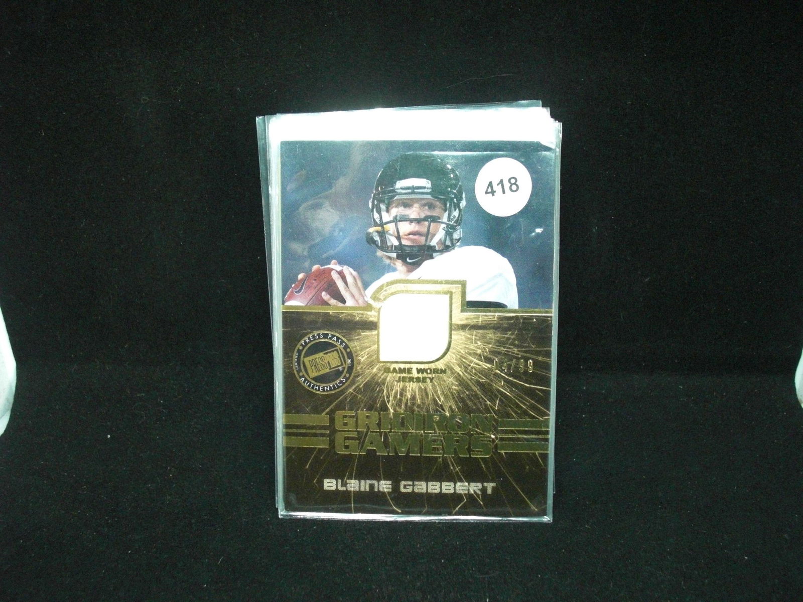 Blaine gabbert rookie jersey card 04/99 (1 of 1)