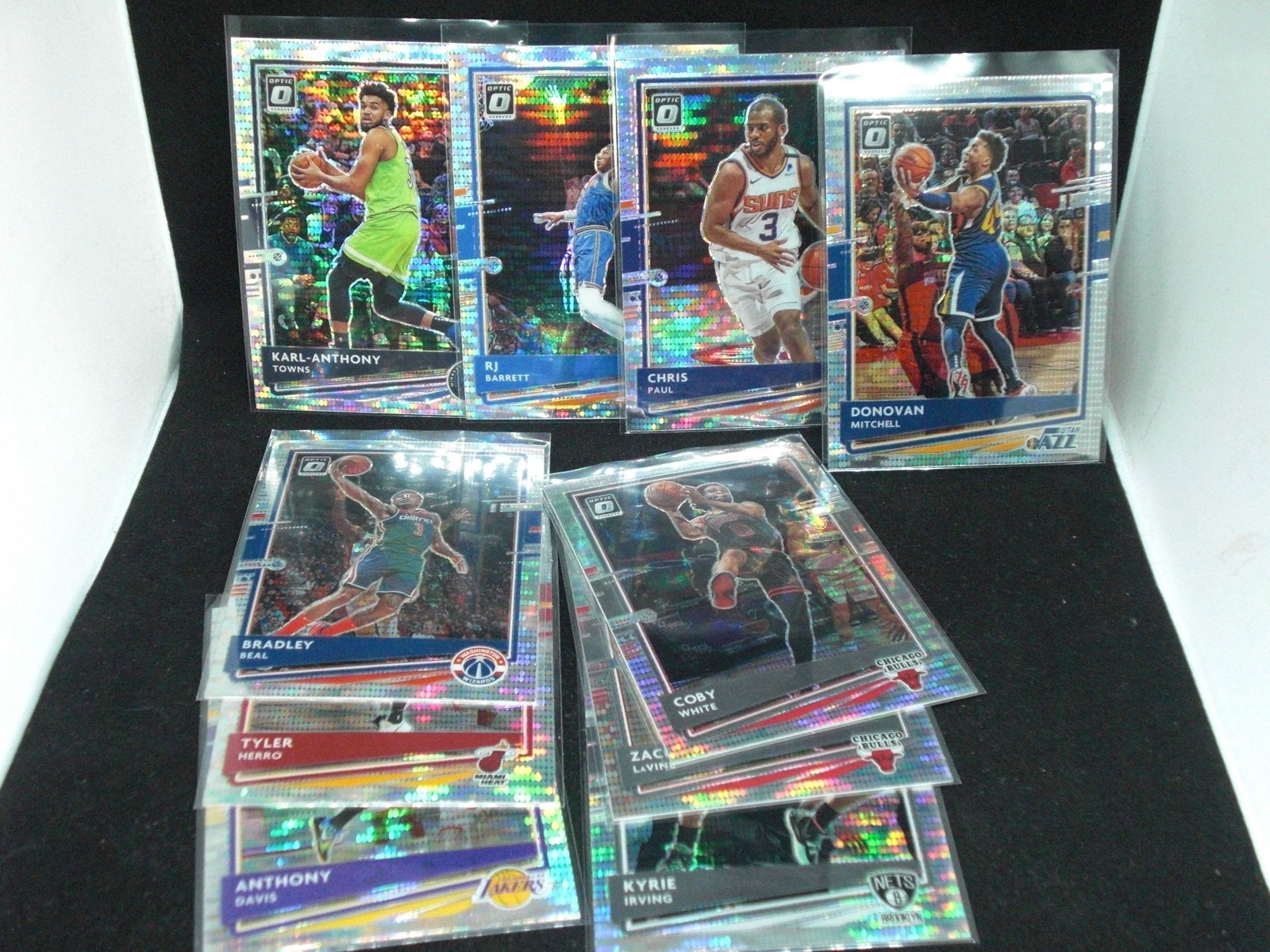 lot of 10 basketball cards: all silver pulsar