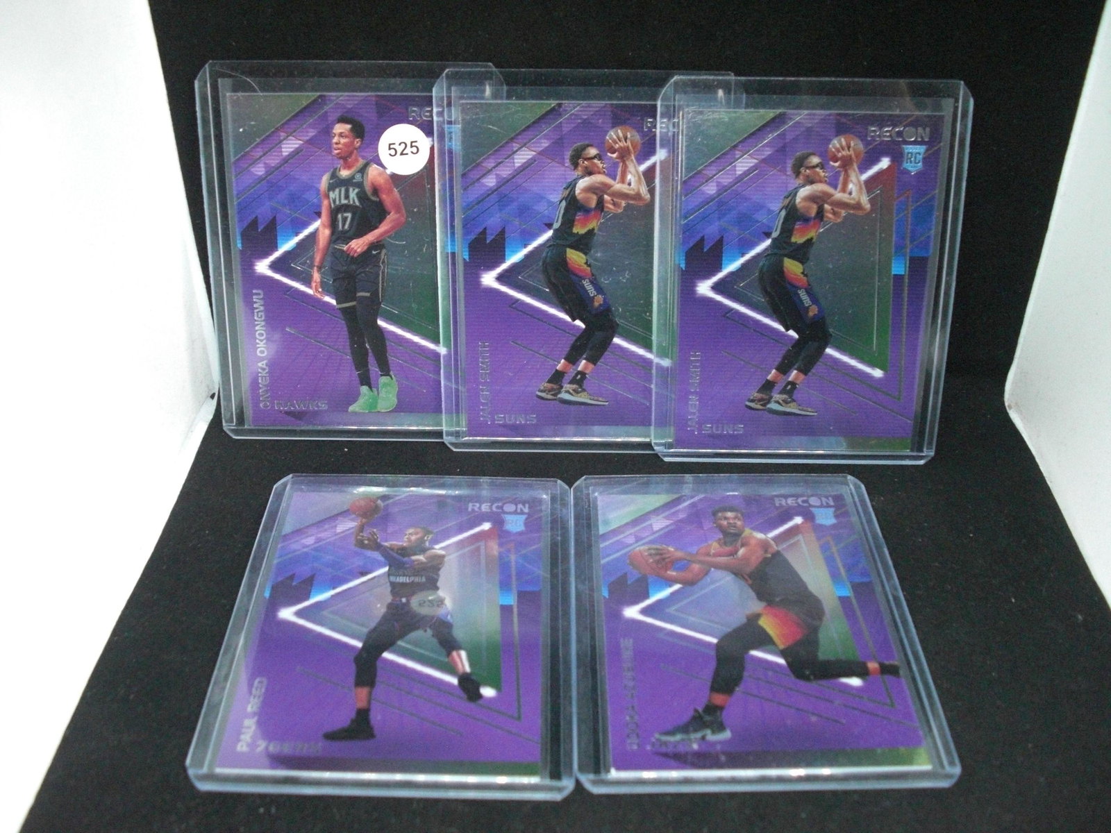 lot of 5 recon rookies with paul reed: lot of 5 recon rookies with paul reed