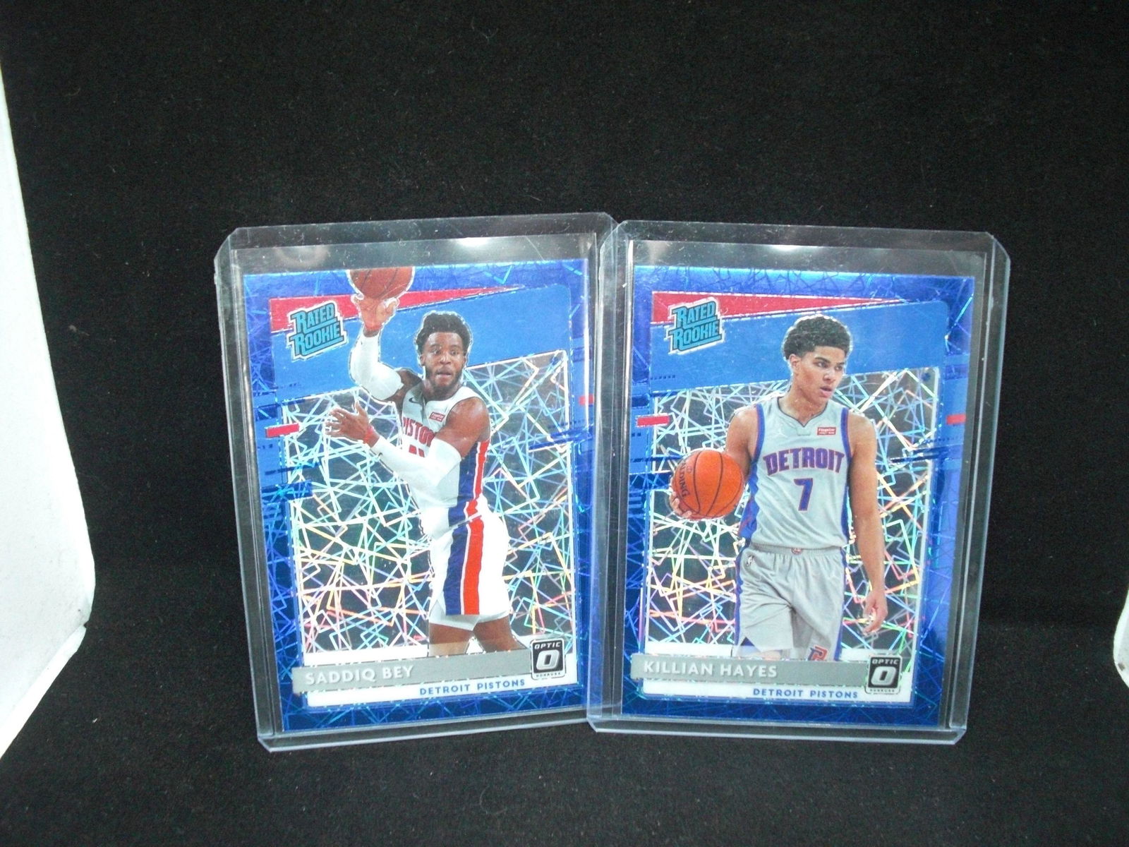 killian hayes saddiq bey blue laser rookies (1 of 1)