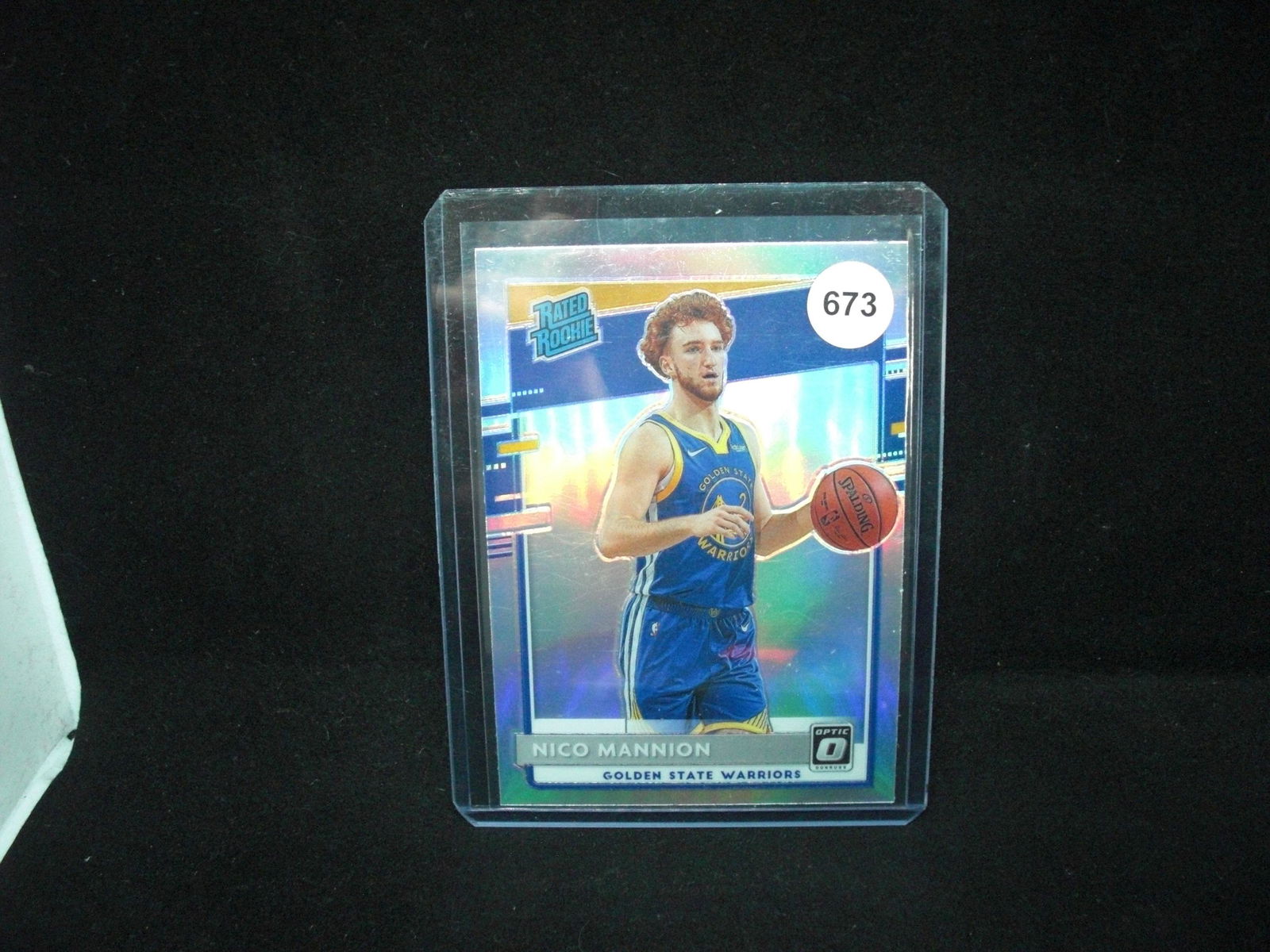 nico mannion silver optic rated rookie (1 of 1)