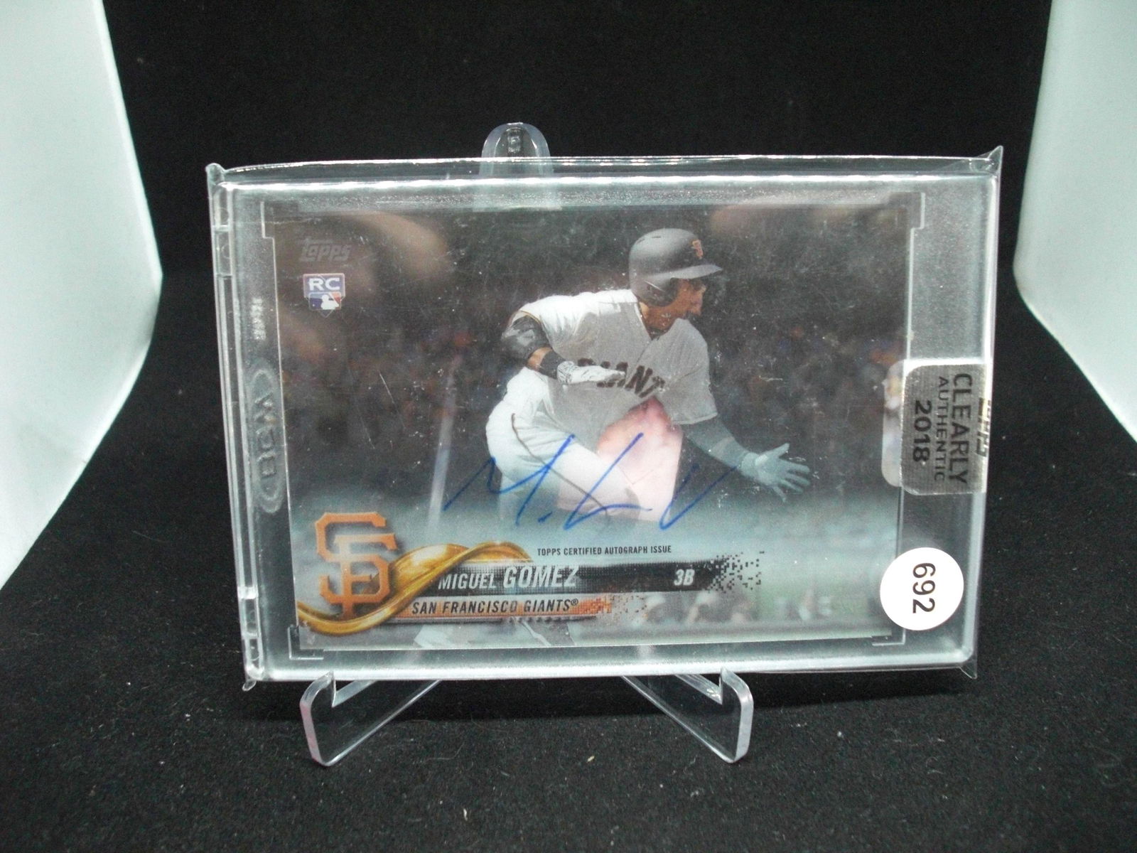 miguel gomez clearly authentic encase auto (1 of 1)