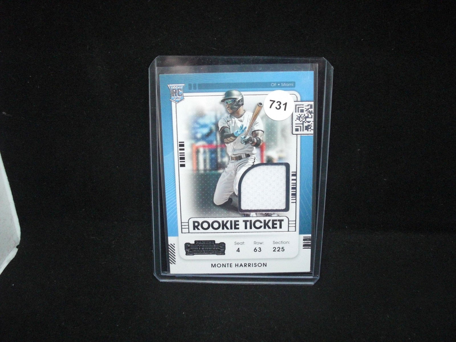 Monte Harrison rookie jersey card (1 of 1)