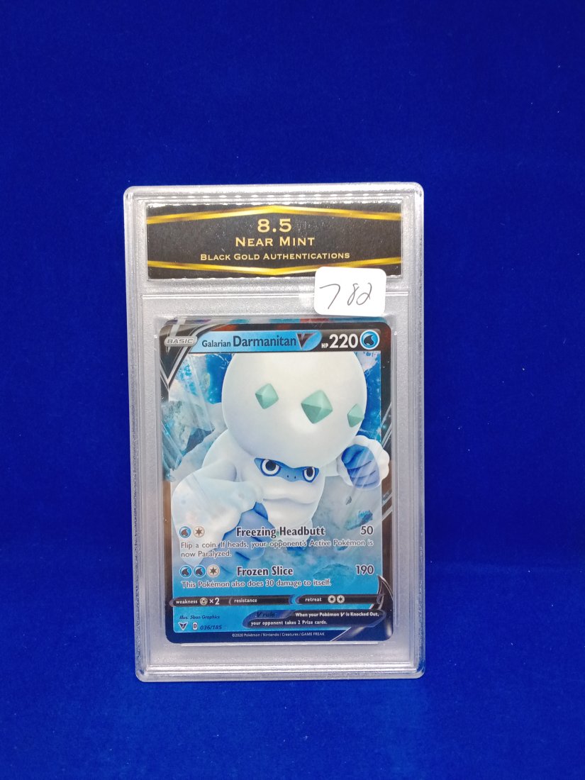 BGA 8.5 Graded Pokemon card darmanitan v (1 of 1)