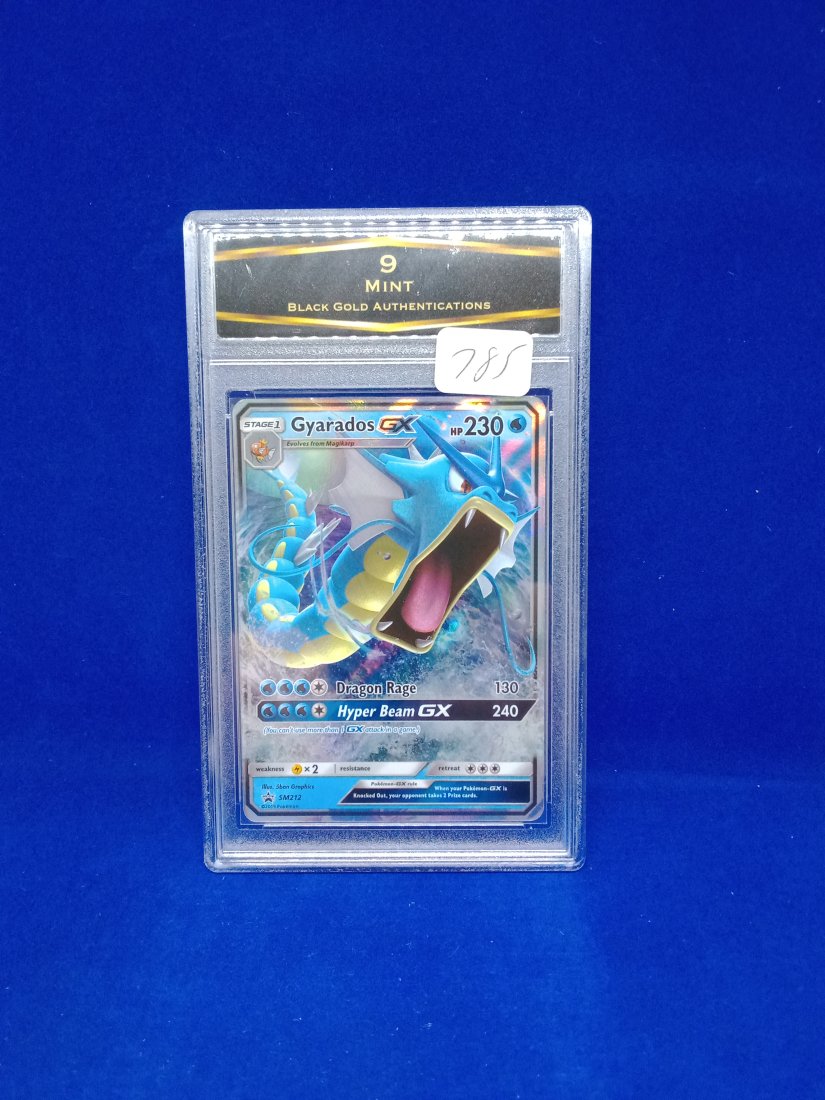 BGA 9 graded Pokemon card Gyarados gx: BGA 9 graded Pokemon card Gyarados gx