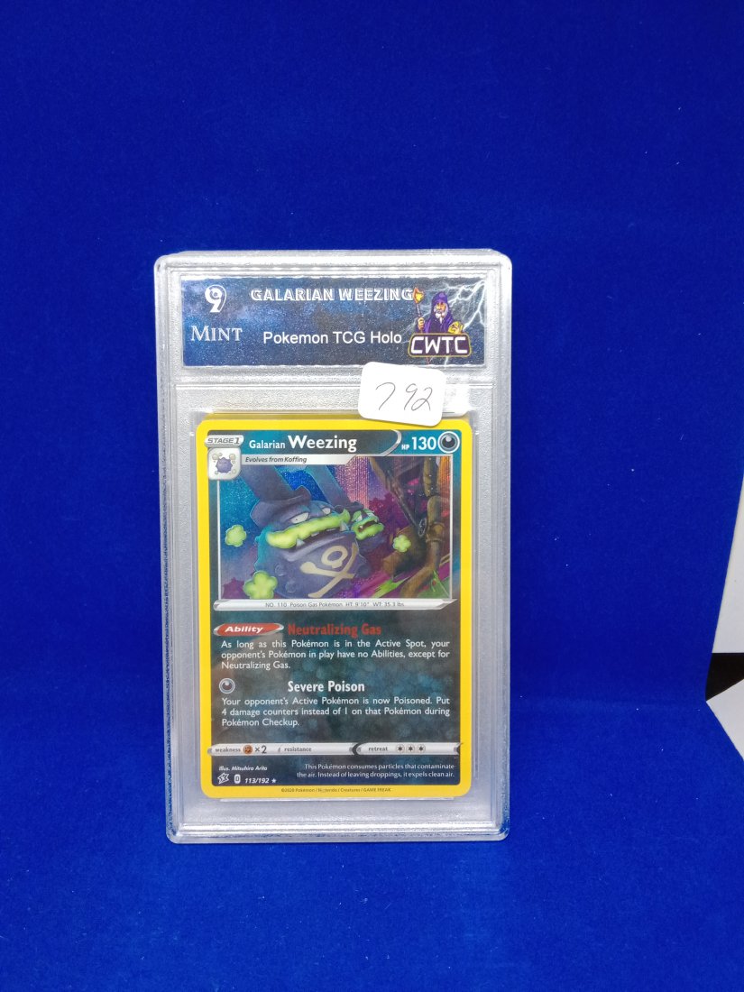 CWTC 9 mint weezing graded Pokemon card (1 of 1)