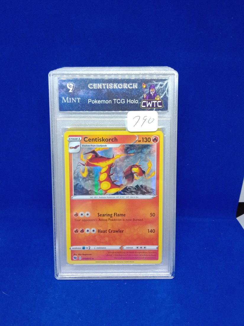 CWTC 9 mint centiskorch graded Pokemon card (1 of 1)