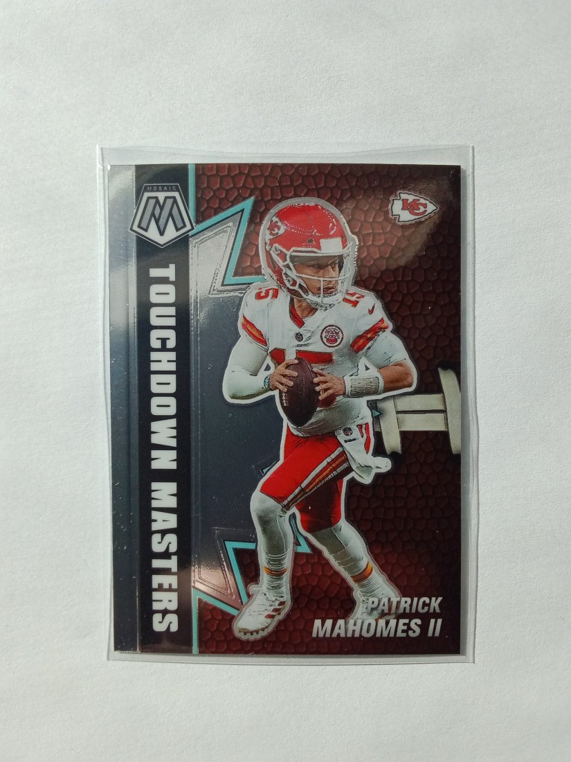 Patrick Mahomes II mosaic touchdown masters (1 of 1)