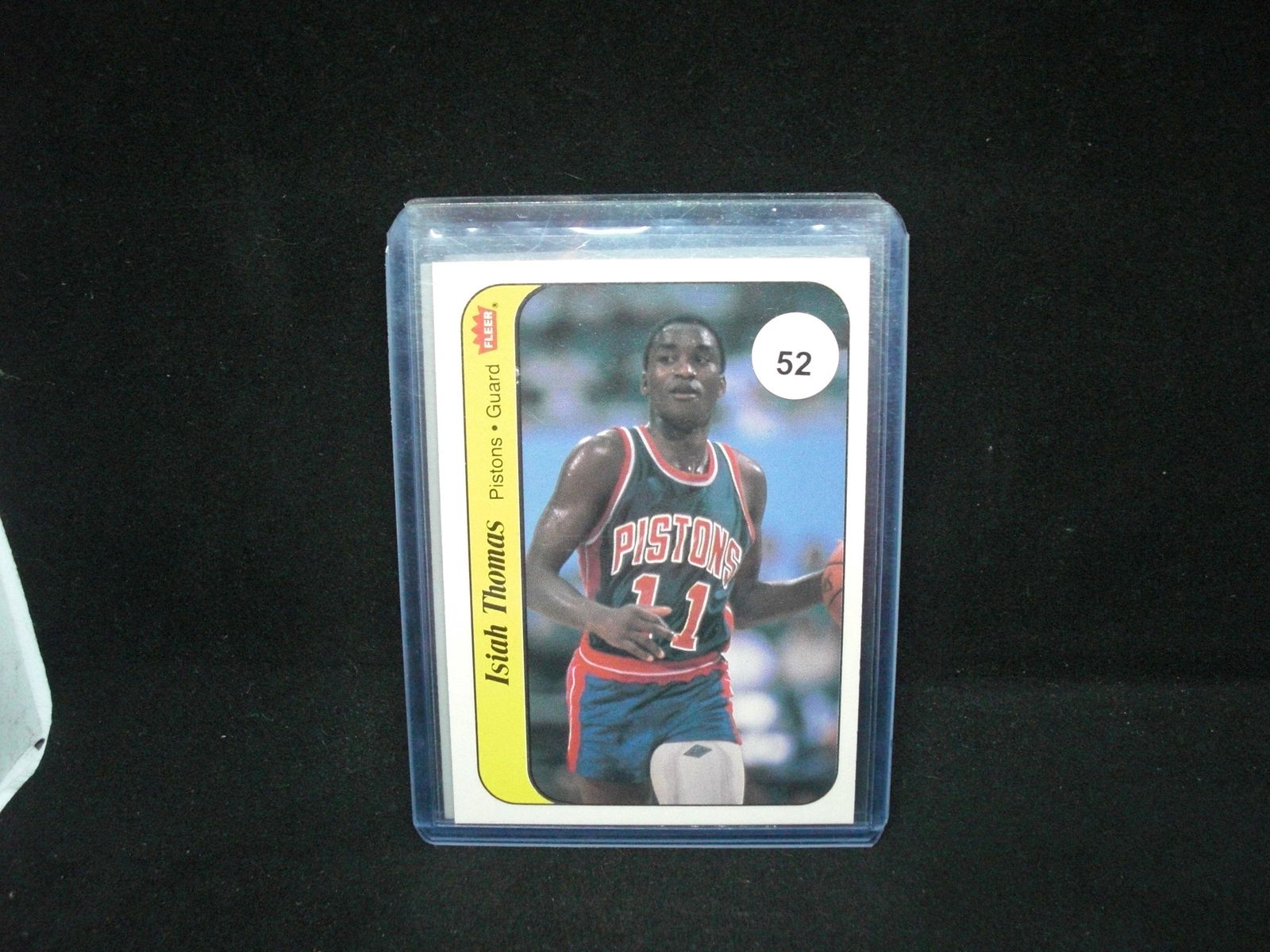 isiah thomas 1986 fleer basketball sticker (1 of 1)