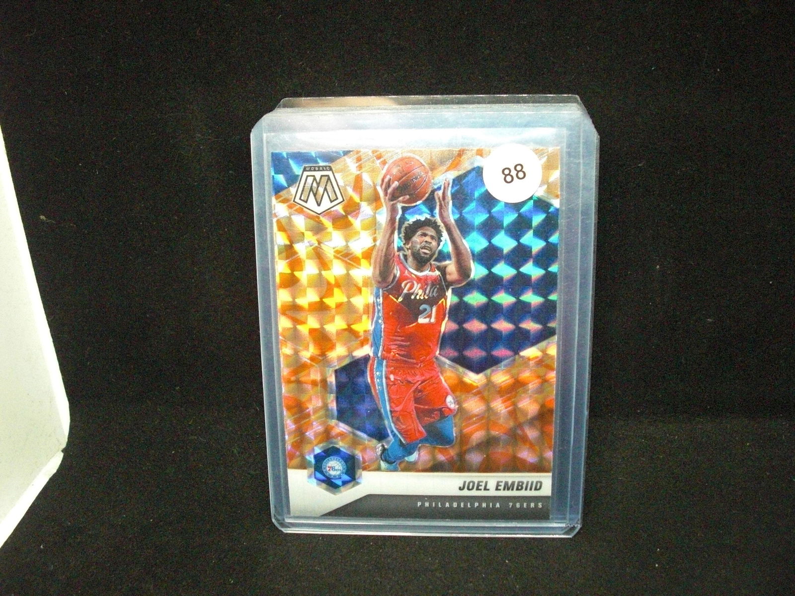 joel embiid orange mosaic (1 of 1)