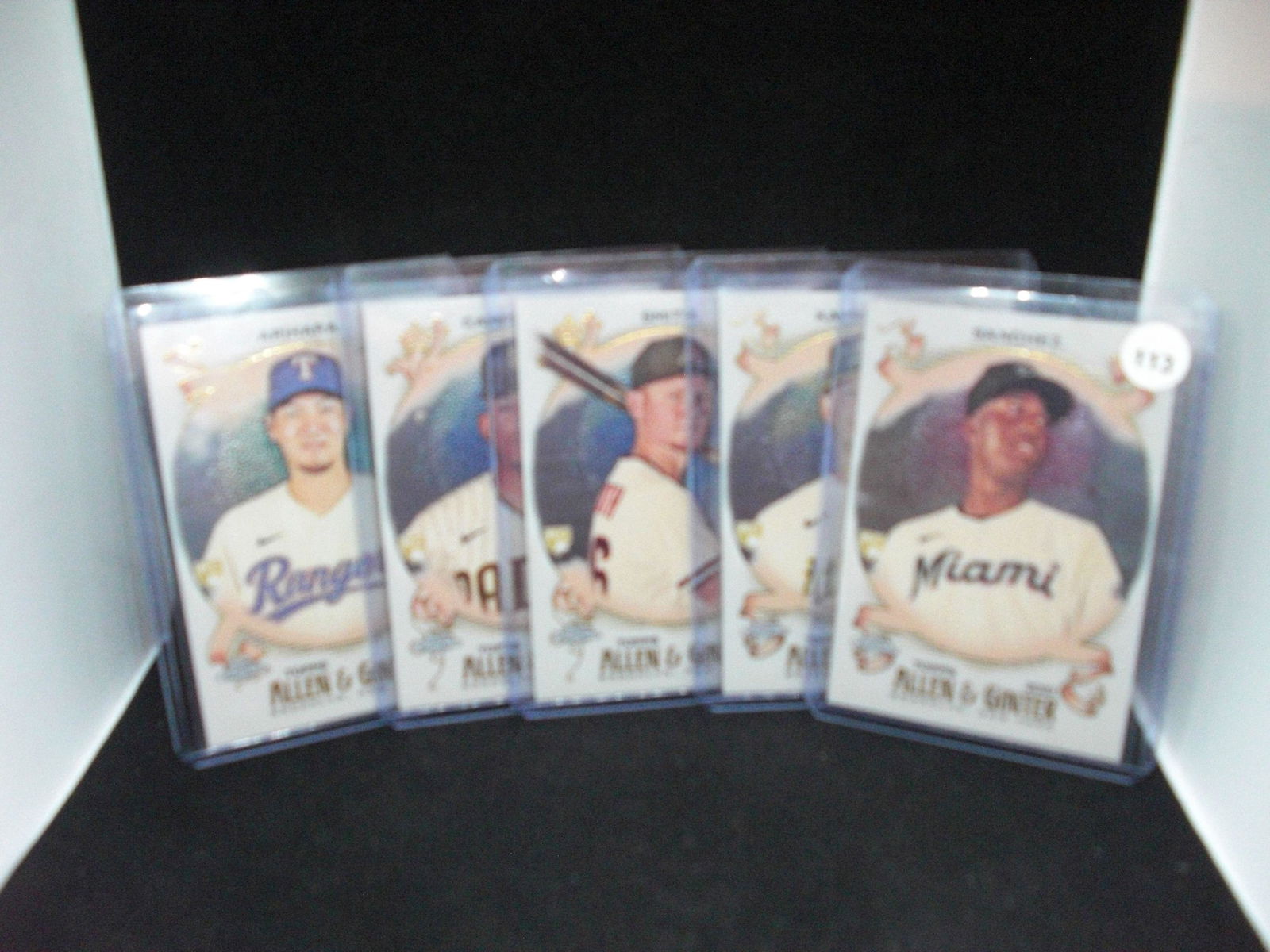 lot of 5 allen and ginter chrome rookies with pavin smith (1 of 1)