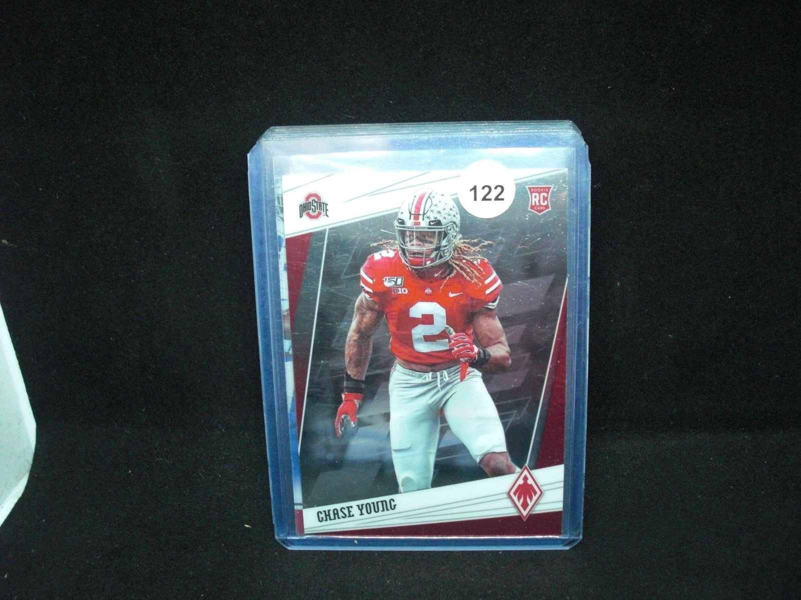 chase young rookie card (1 of 1)