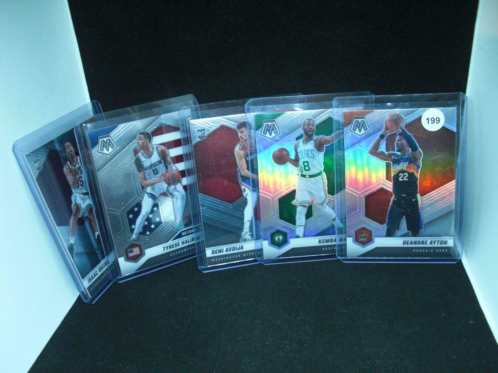 lot of 5 mosaic basketball cards (1 of 1)