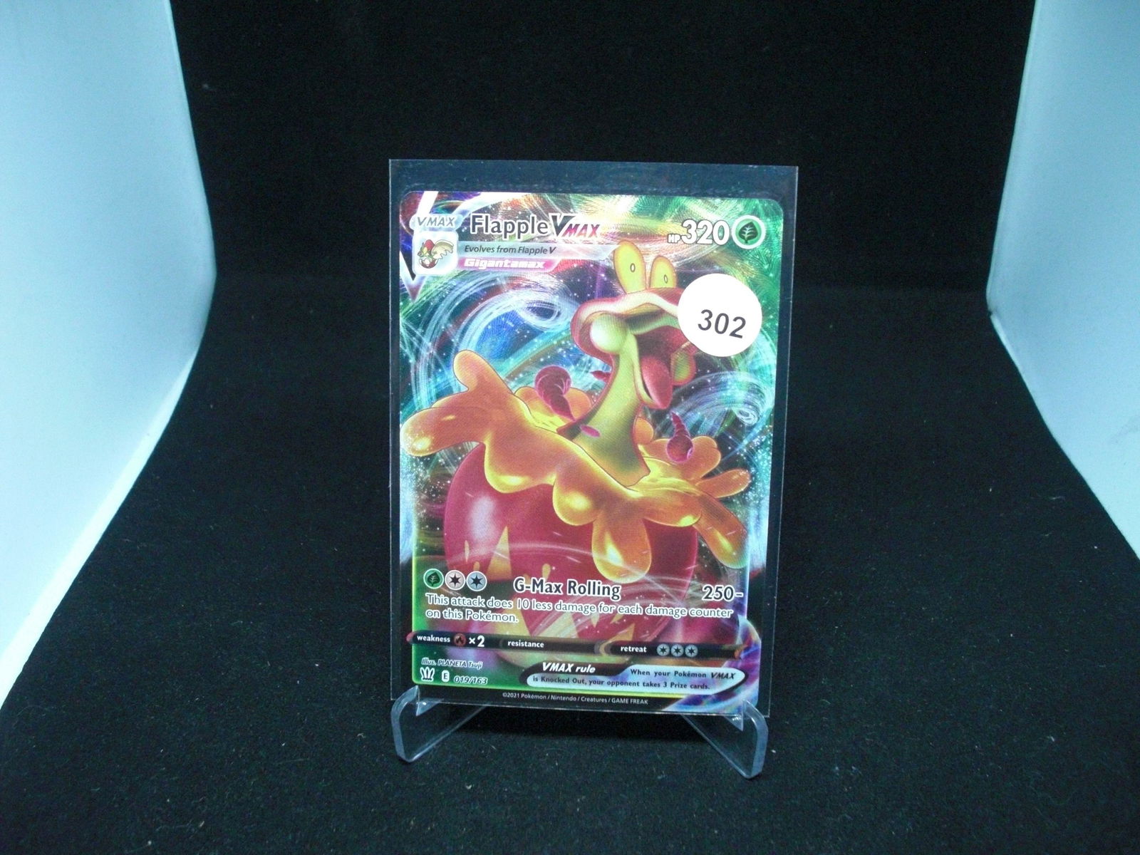 flapple vmax pokemon card (1 of 1)
