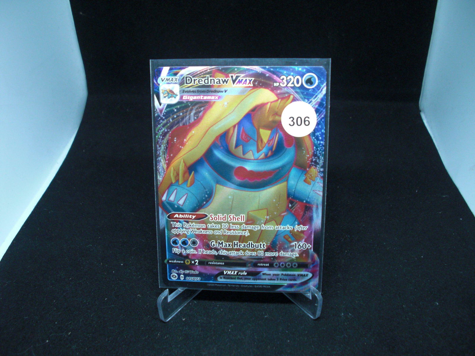 drednaw vmax pokemon card (1 of 1)